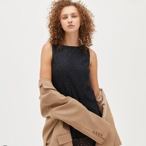 Hill House The Charlie Dress Black Scallop Lace